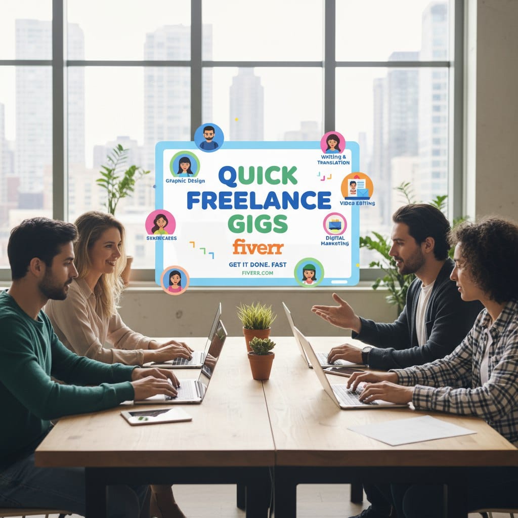 Offer Quick Freelance Gigs (Fiverr)