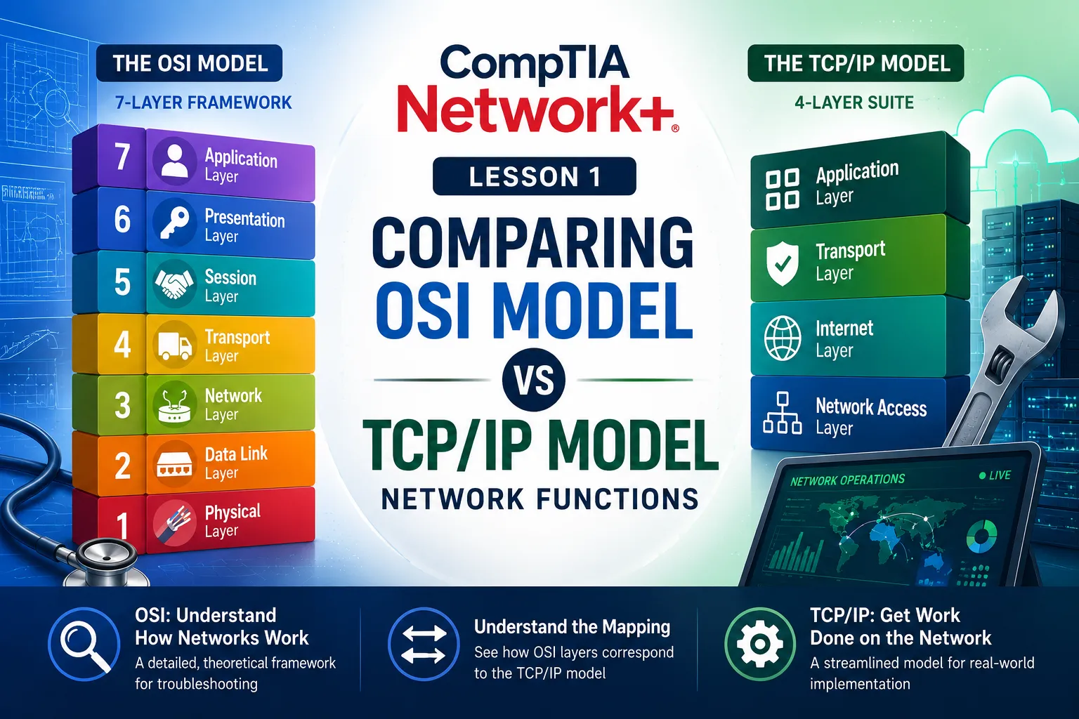 CompTIA Network Lesson 1: Comparing OSI Model Network Functions